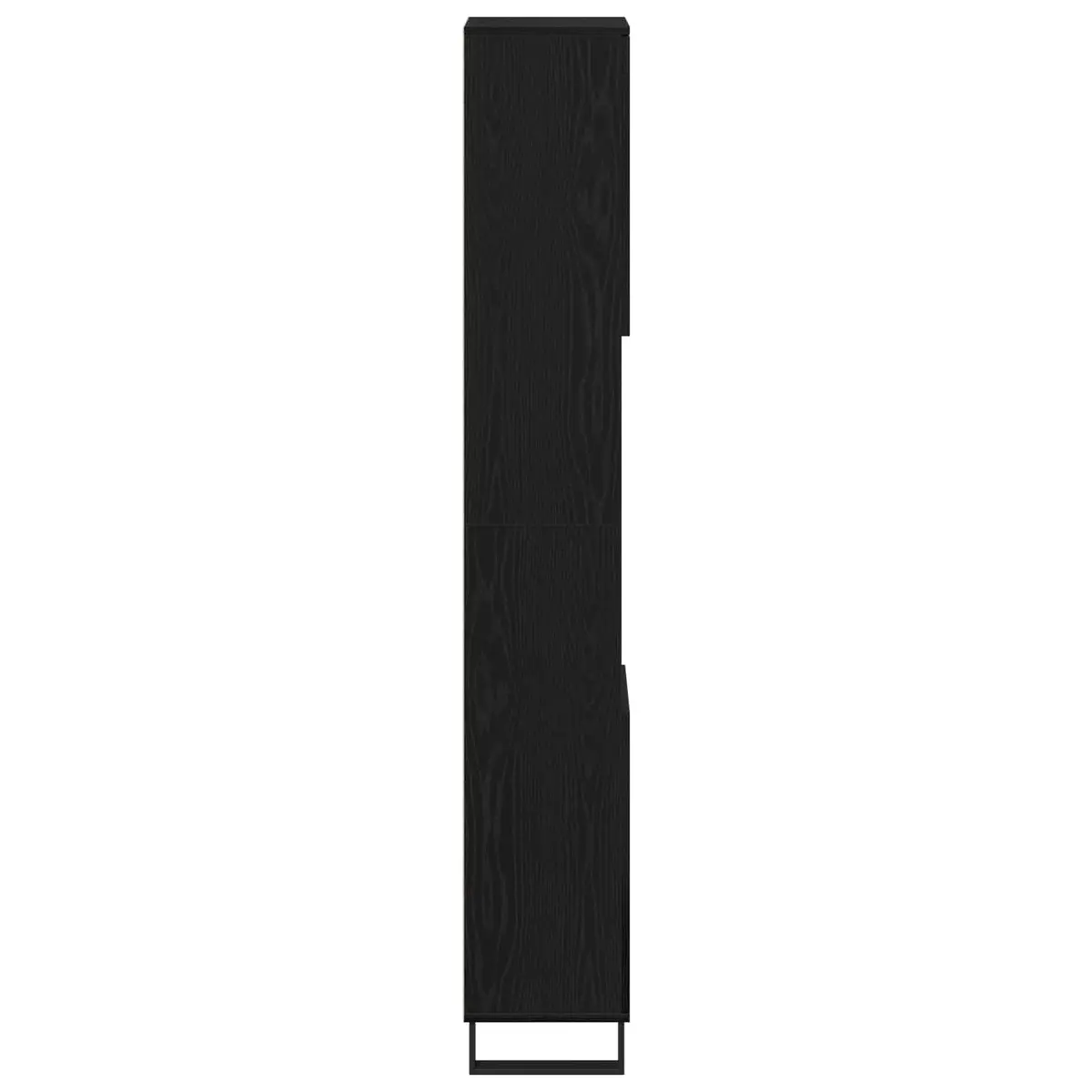 Bathroom Vanity Cabinet Engineered Wood 30x30x190cm Black