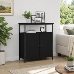 Functional Black Oak Sideboard for Any Room