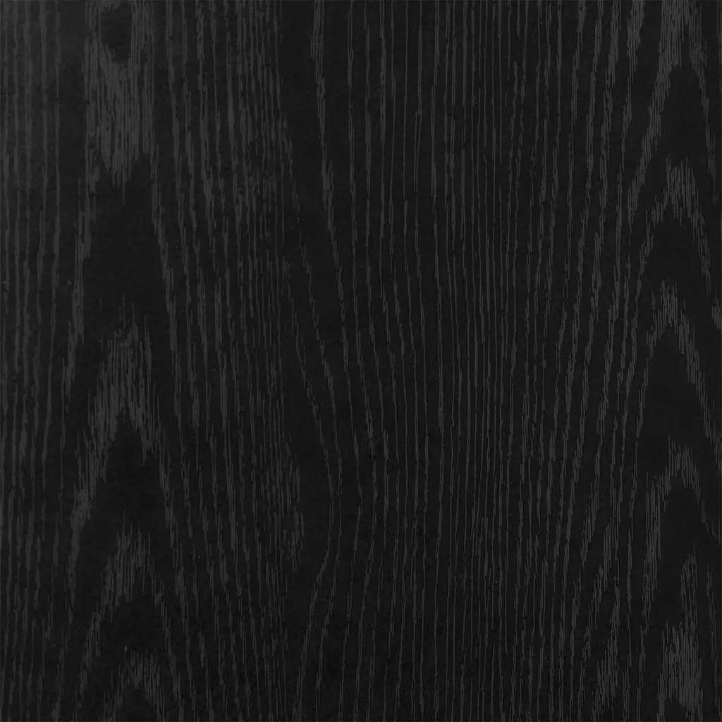 Coffee Table Engineered Wood Compact Black Oak Modern