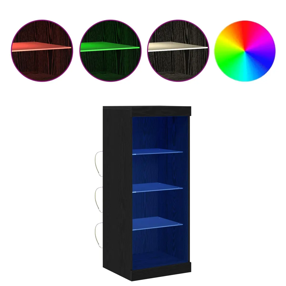 Sideboard with RGB LED Lighting for Home Use