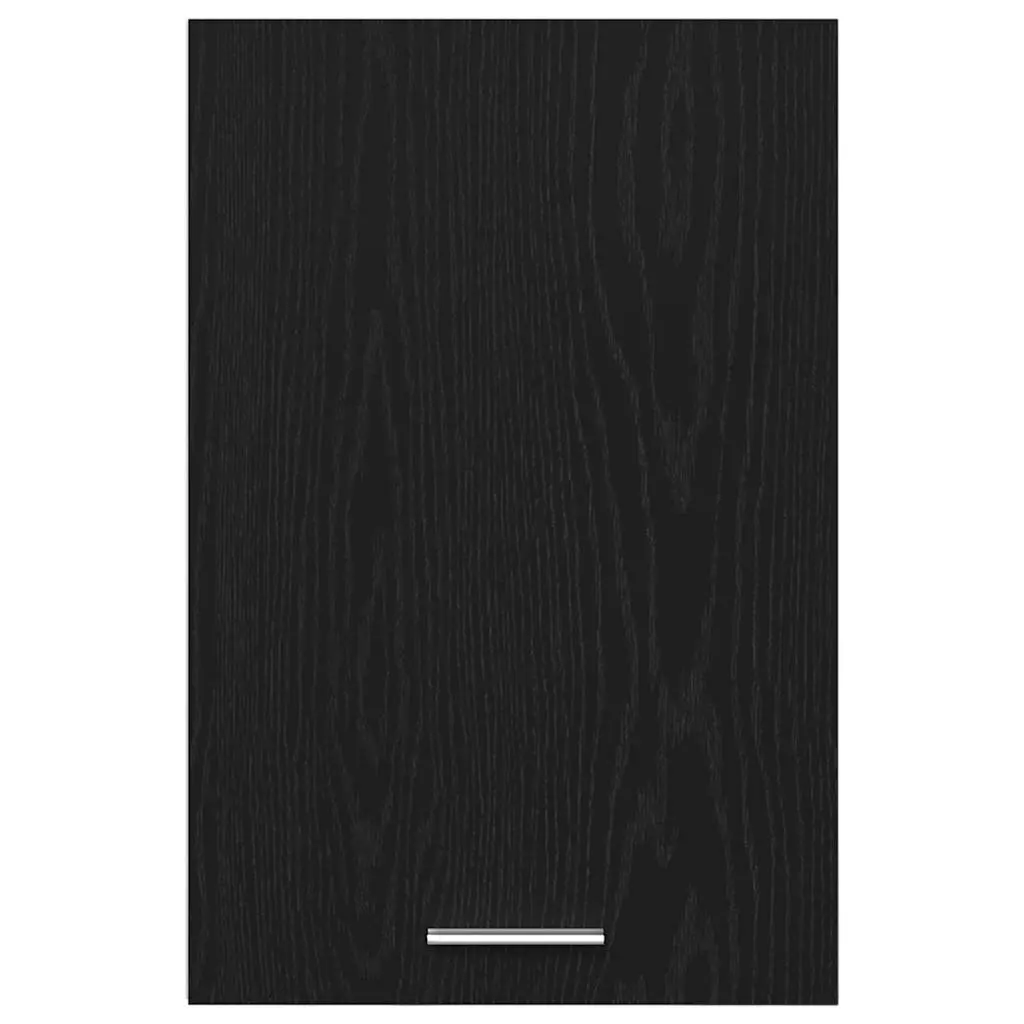 Hanging Kitchen Cabinet Wall-Mounted Storage Black Oak 40x31x60 cm Engineered