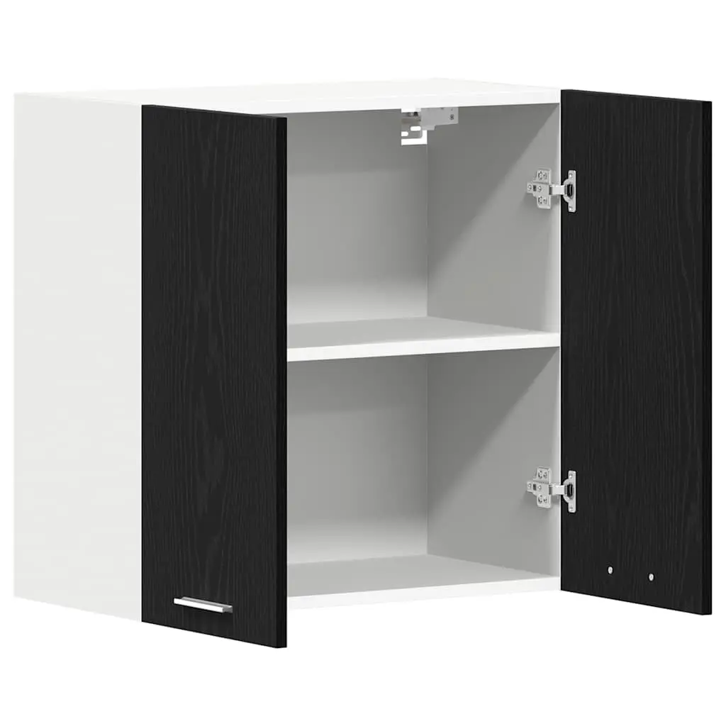 Hanging Kitchen Cabinet Engineered Wood 60x31x60cm Black Oak