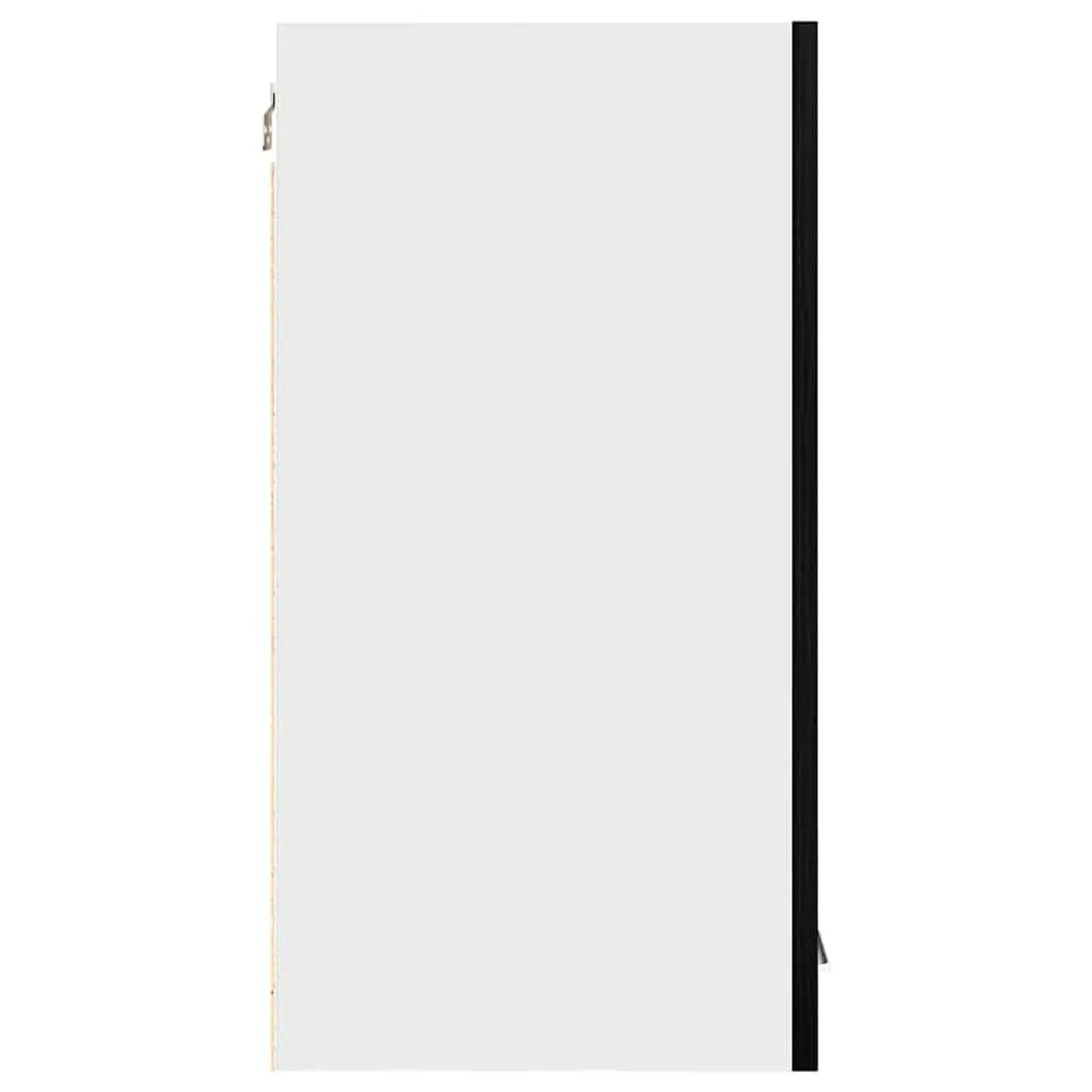 Hanging Kitchen Cabinet Engineered Wood 60x31x60cm Black Oak