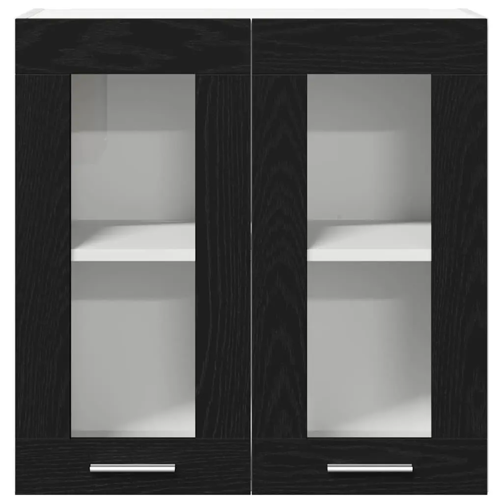 Hanging Kitchen Cabinet Engineered Wood 60x31x60cm Black Oak