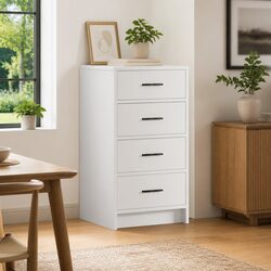 Functional White Sideboard with Drawers for Your Home 40 x 41 x 75 cm