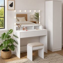 Versatile Dressing Table for Functional Bedroom Use