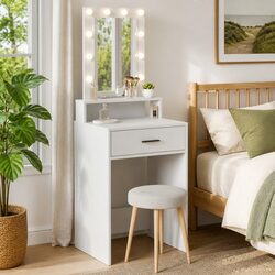 Functional Dressing Table for Daily Use with Ample Storage