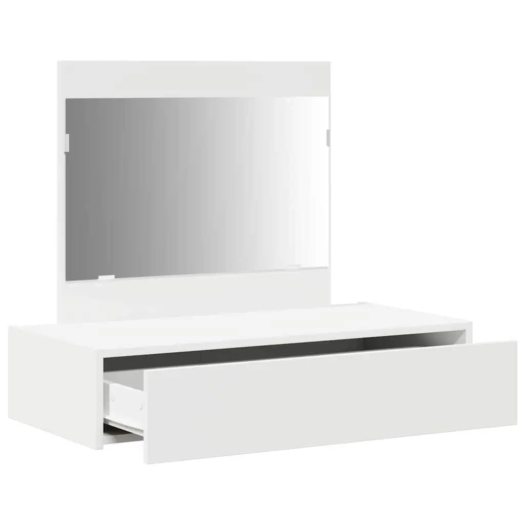 Dressing Table White Bedroom Vanity Modern Storage Makeup Console 83x40x70cm