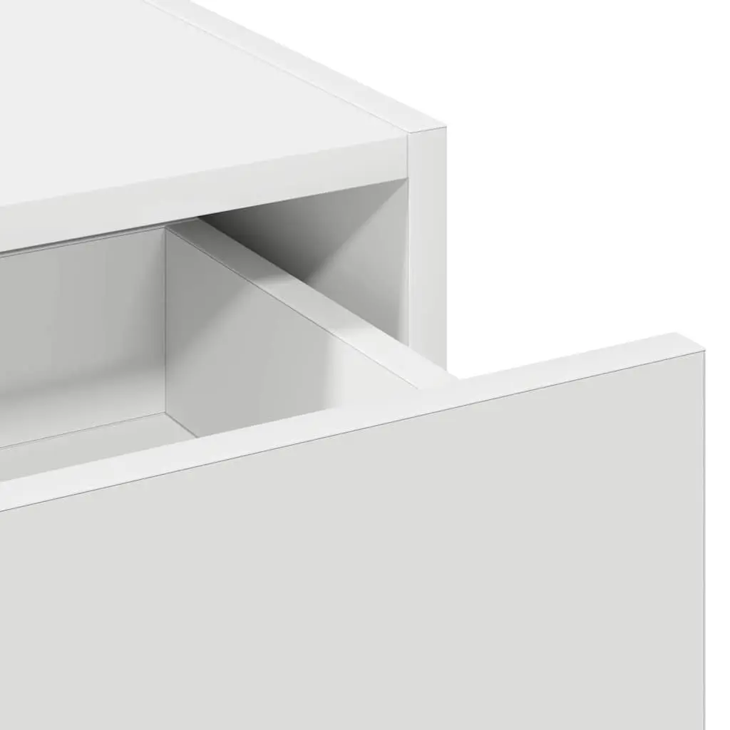 Dressing Table White Bedroom Vanity Modern Storage Makeup Console 83x40x70cm