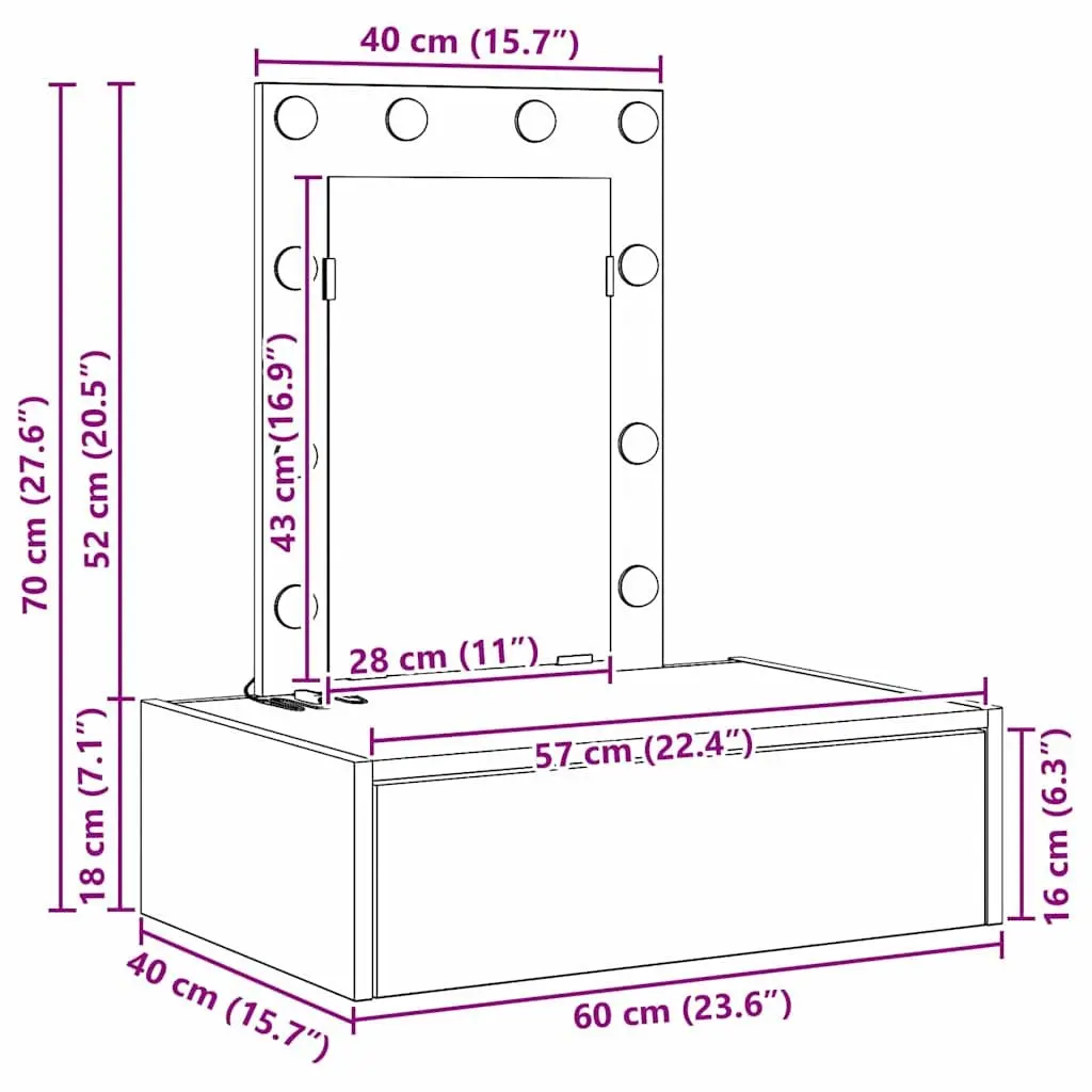 Dressing Table for Bedroom Use
