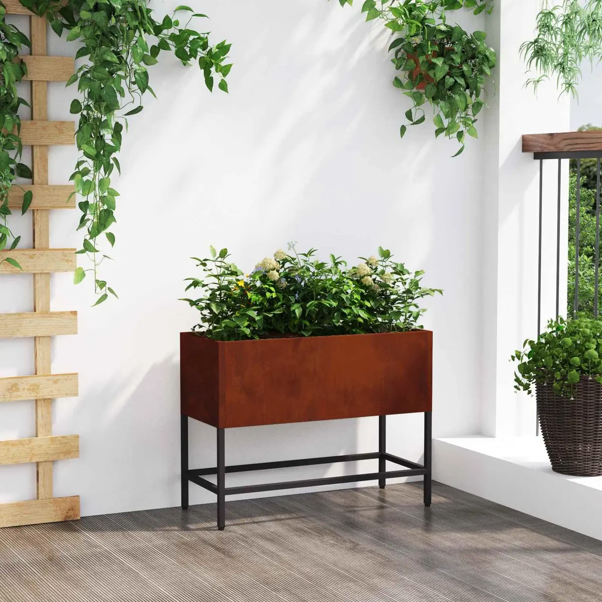 Raised Garden Planter for Home Gardening