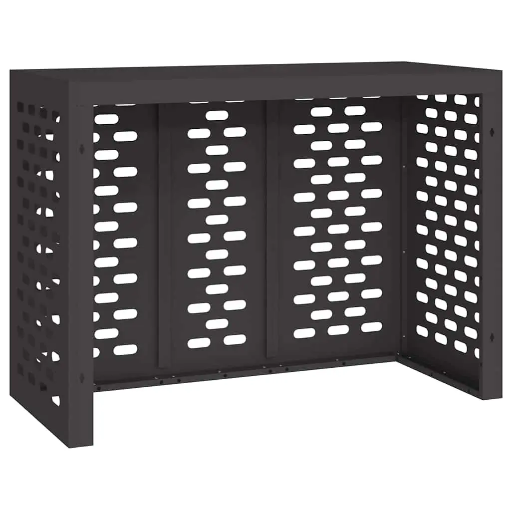 Air Conditioner Cover Rectangular Outdoor AC Unit Protection Black 110x50x80cm