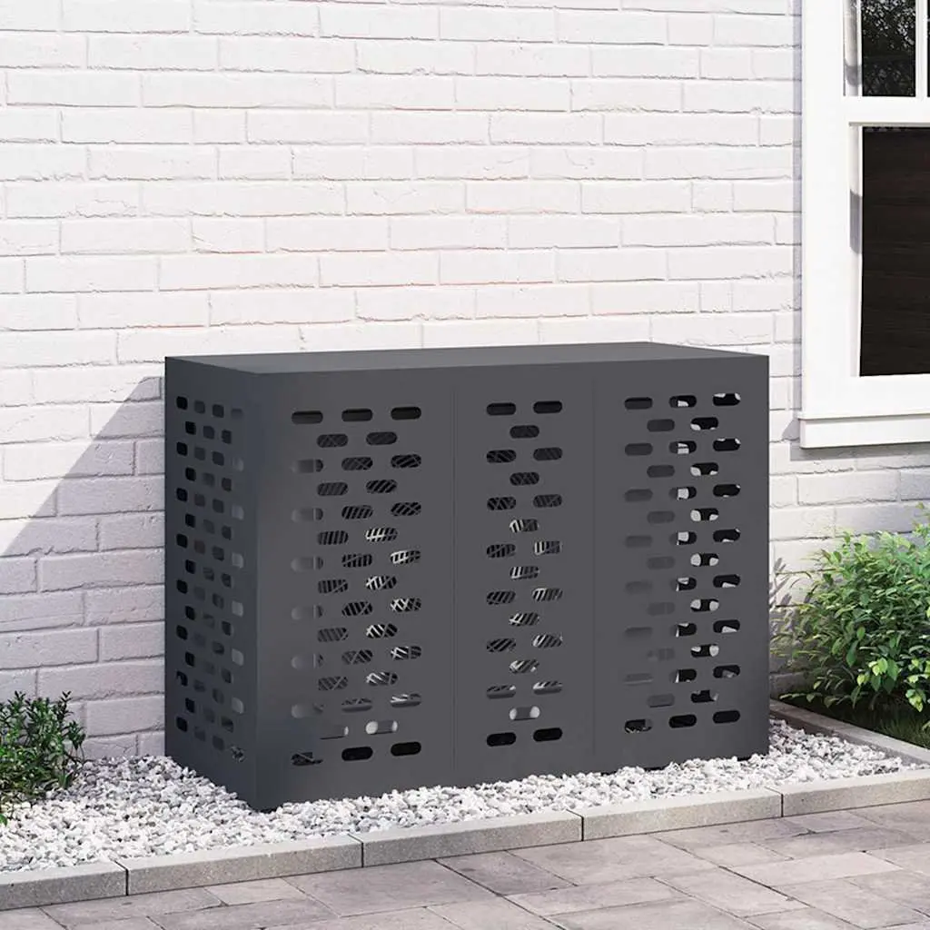 Air Conditioner Cover Anthracite Rectangular Outdoor AC Unit Protection Weather