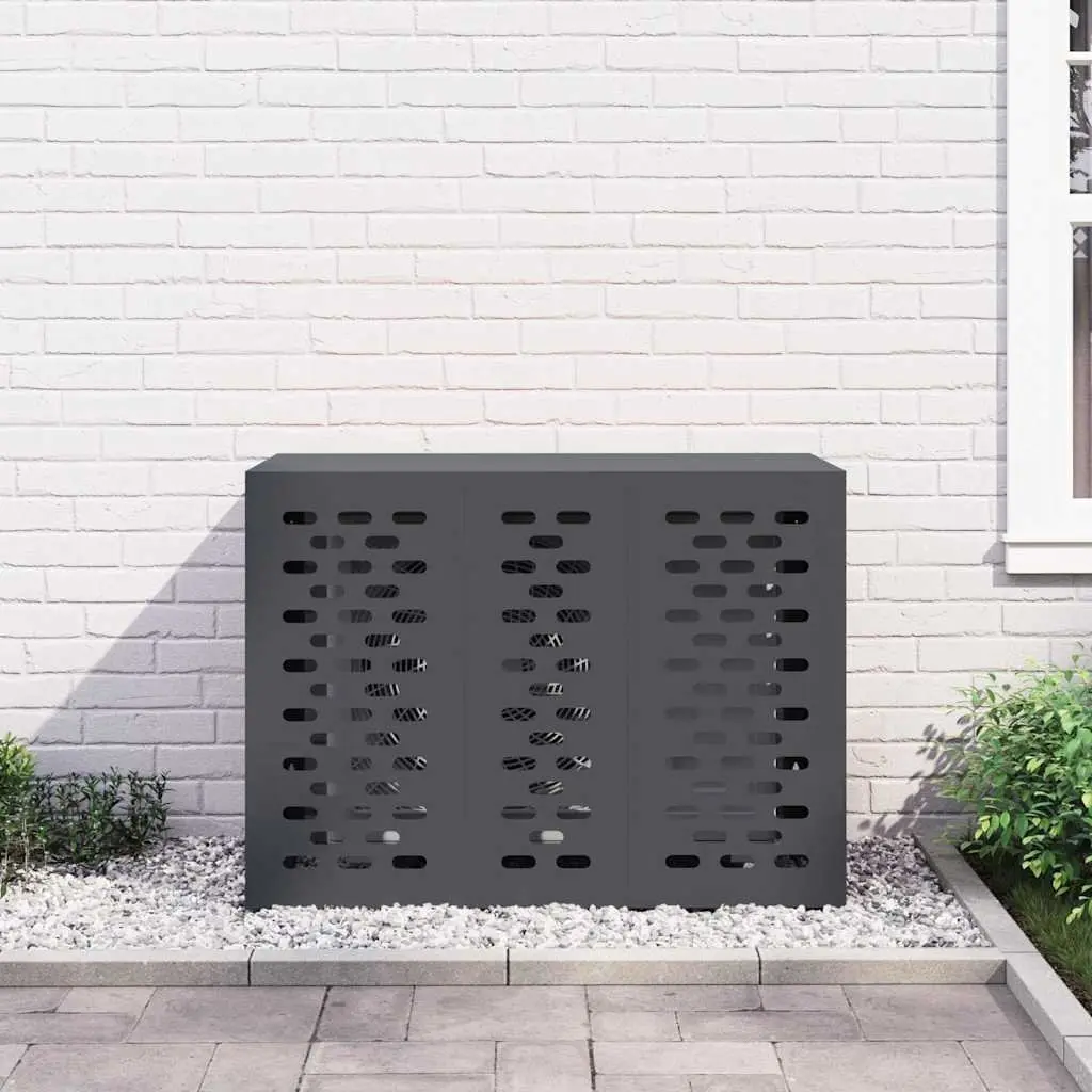 Air Conditioner Cover Anthracite Rectangular Outdoor AC Unit Protection Weather