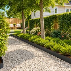 Garden Lawn Edging 20 Pieces 100cm Steel Border Anthracite Landscape Edger