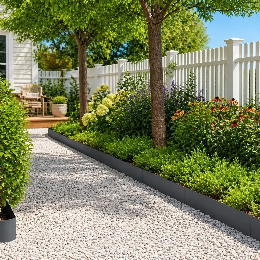 Garden Lawn Edging 30 Pieces 100cm x 20cm x 5cm Anthracite Cold Rolled Steel