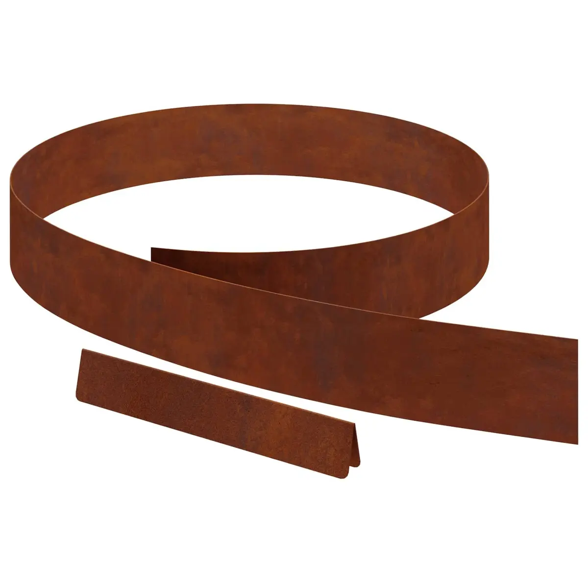 Garden Lawn Edging Weathered Steel 450cm Brown Border Landscaping Fence Edging