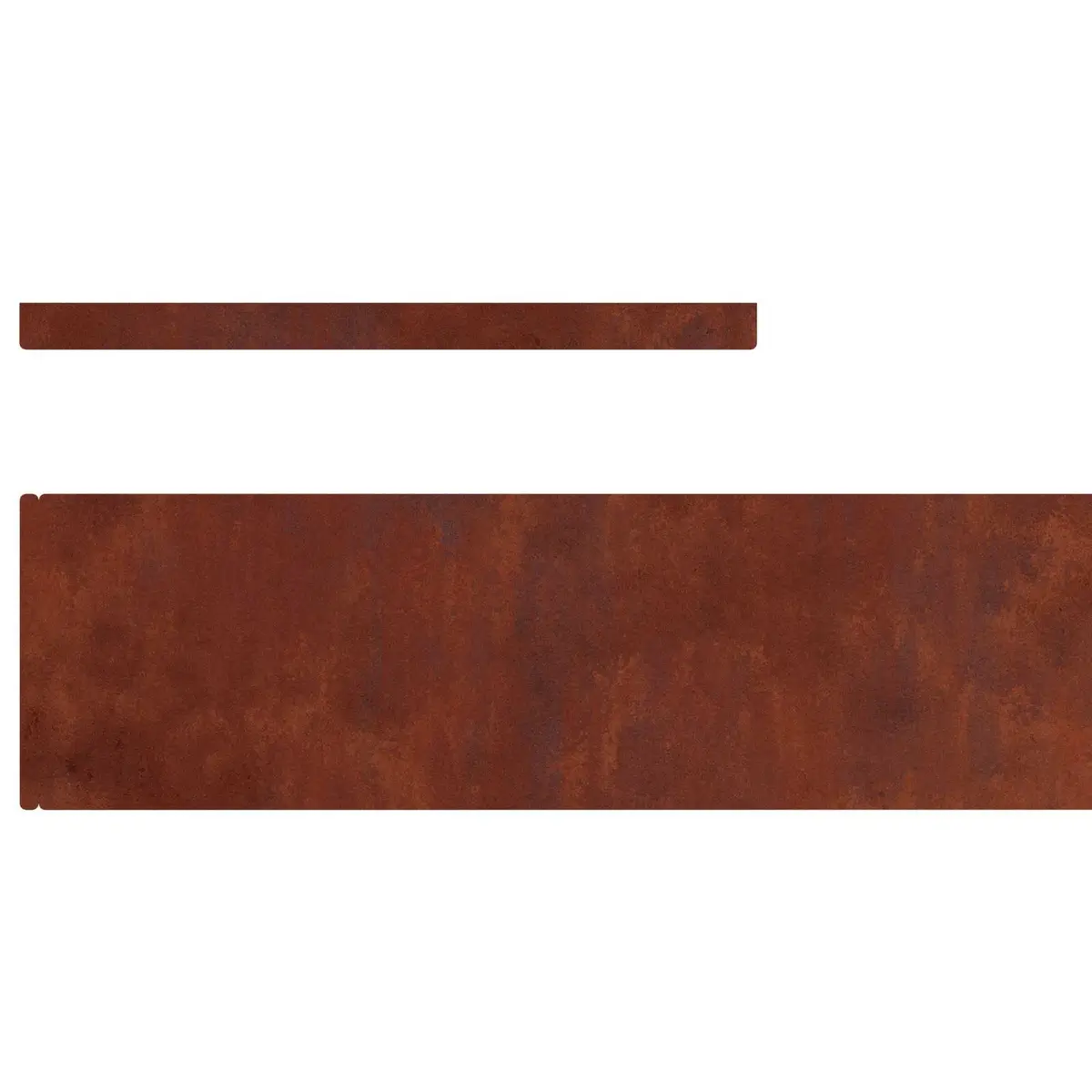 Garden Edging 450cm Weathering Steel Brown Border 4 Pieces Landscaping
