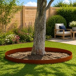 Garden Lawn Edging 450cm Weathering Steel Border Terrace Landscaping Edger
