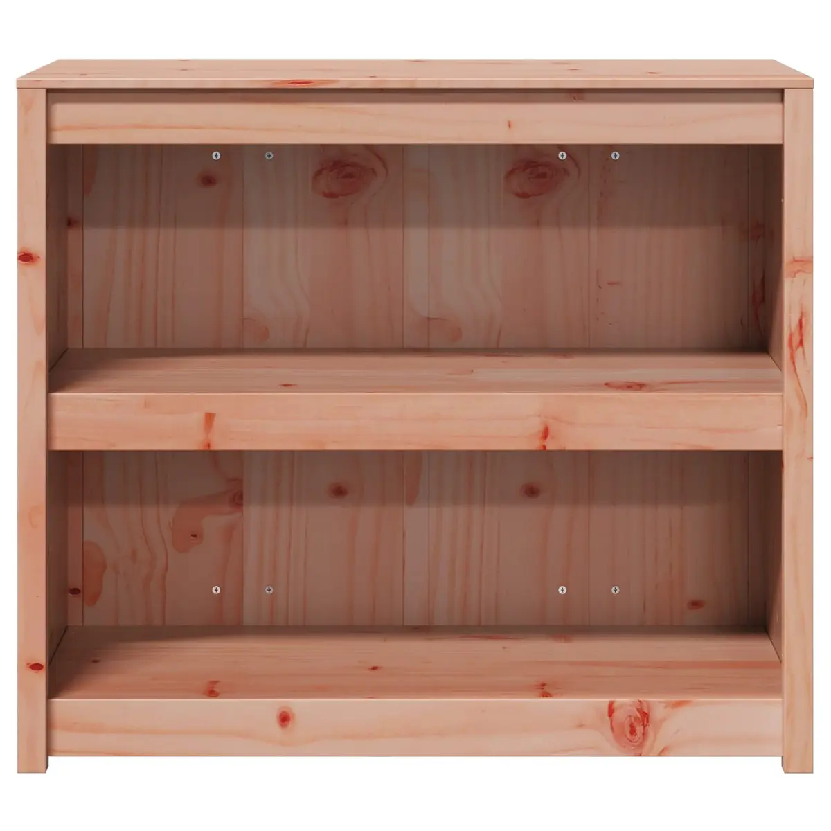 Kitchen Cabinet Solid Pine Wood Brown 106x55x92cm