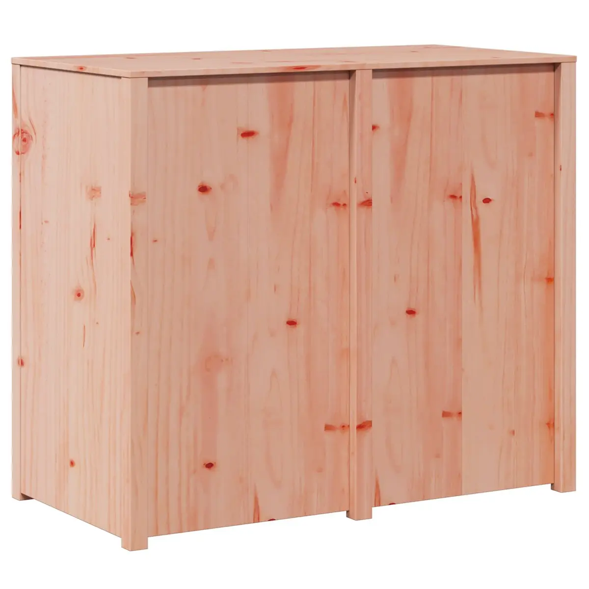 Kitchen Cabinet Solid Pine Wood Brown 106x55x92cm