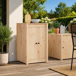Versatile Brown Oak Solid Pine Kitchen Cabinet Door for Any Home