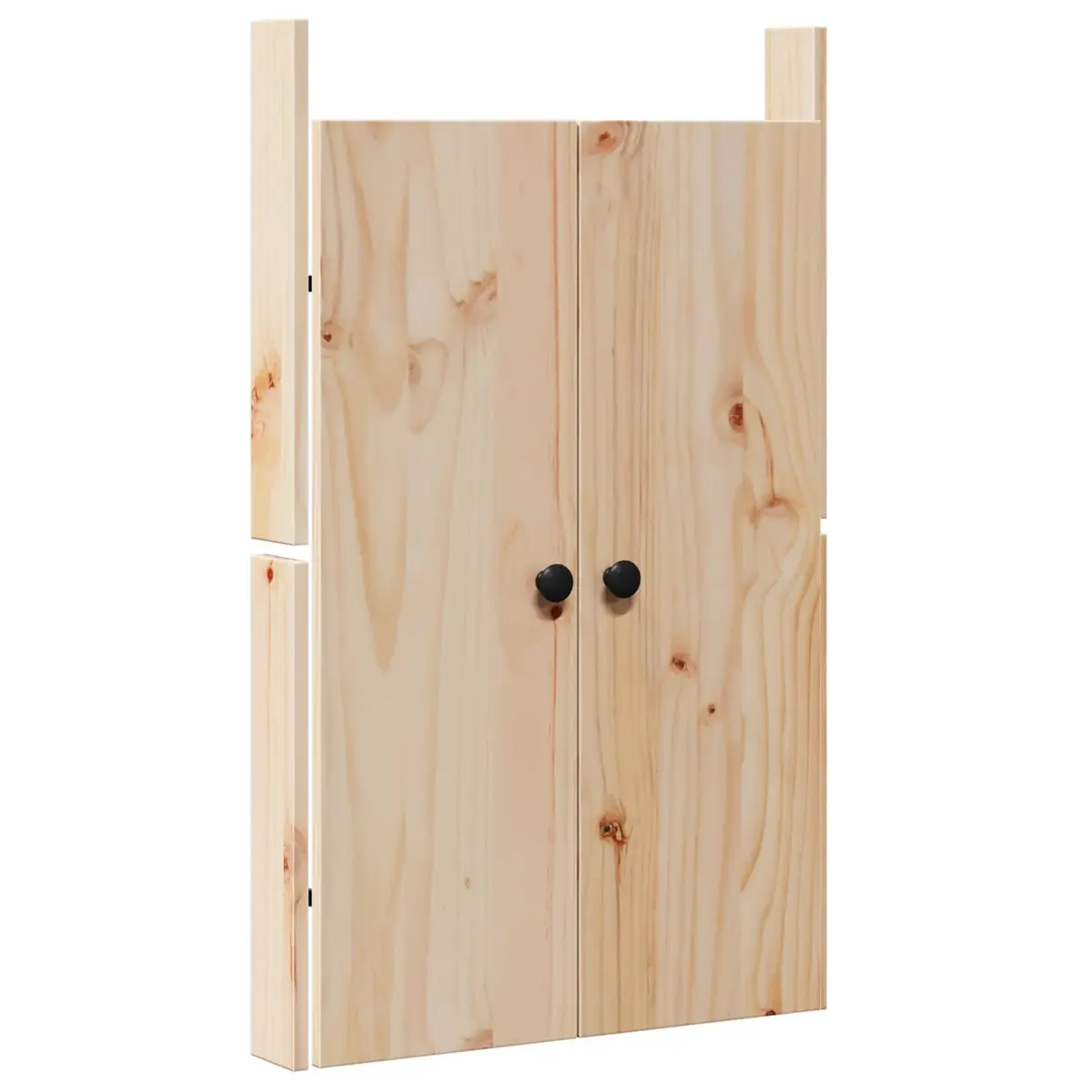 Kitchen Cabinet Door Brown Oak Solid Pine Wood 50 x 82 cm Modern Design Storage