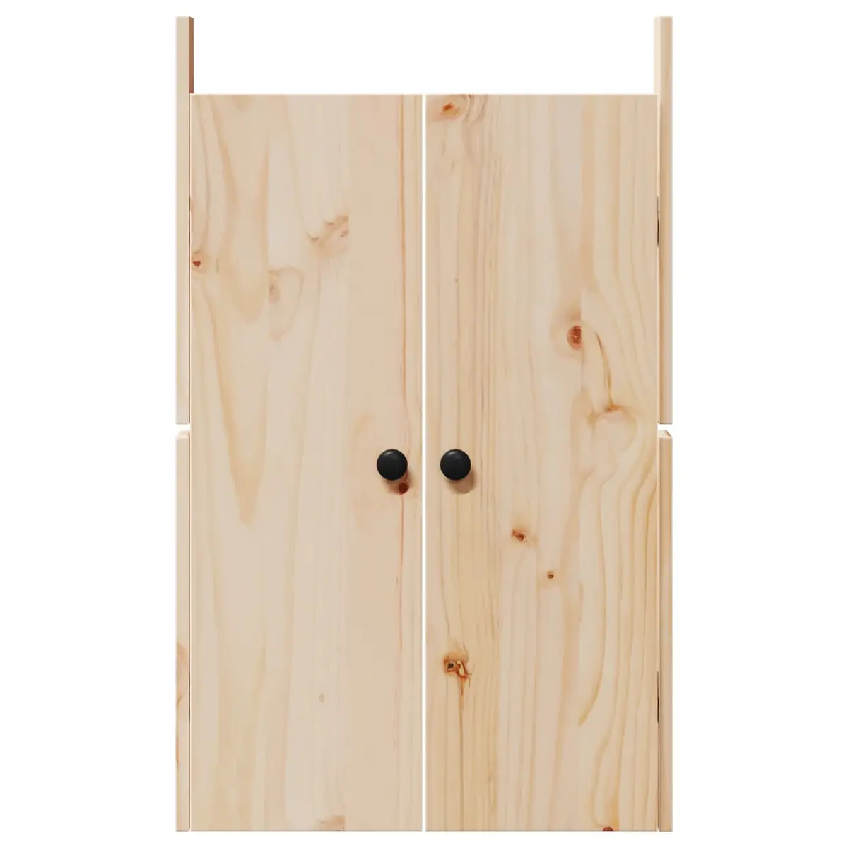 Kitchen Cabinet Door Brown Oak Solid Pine Wood 50 x 82 cm Modern Design Storage