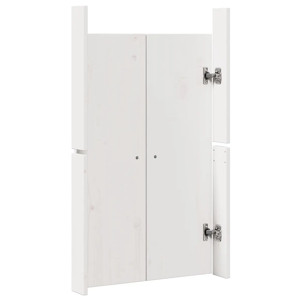Kitchen Cabinet Door White Solid Pine Modern Design 50 x 82 cm Indoor Storage