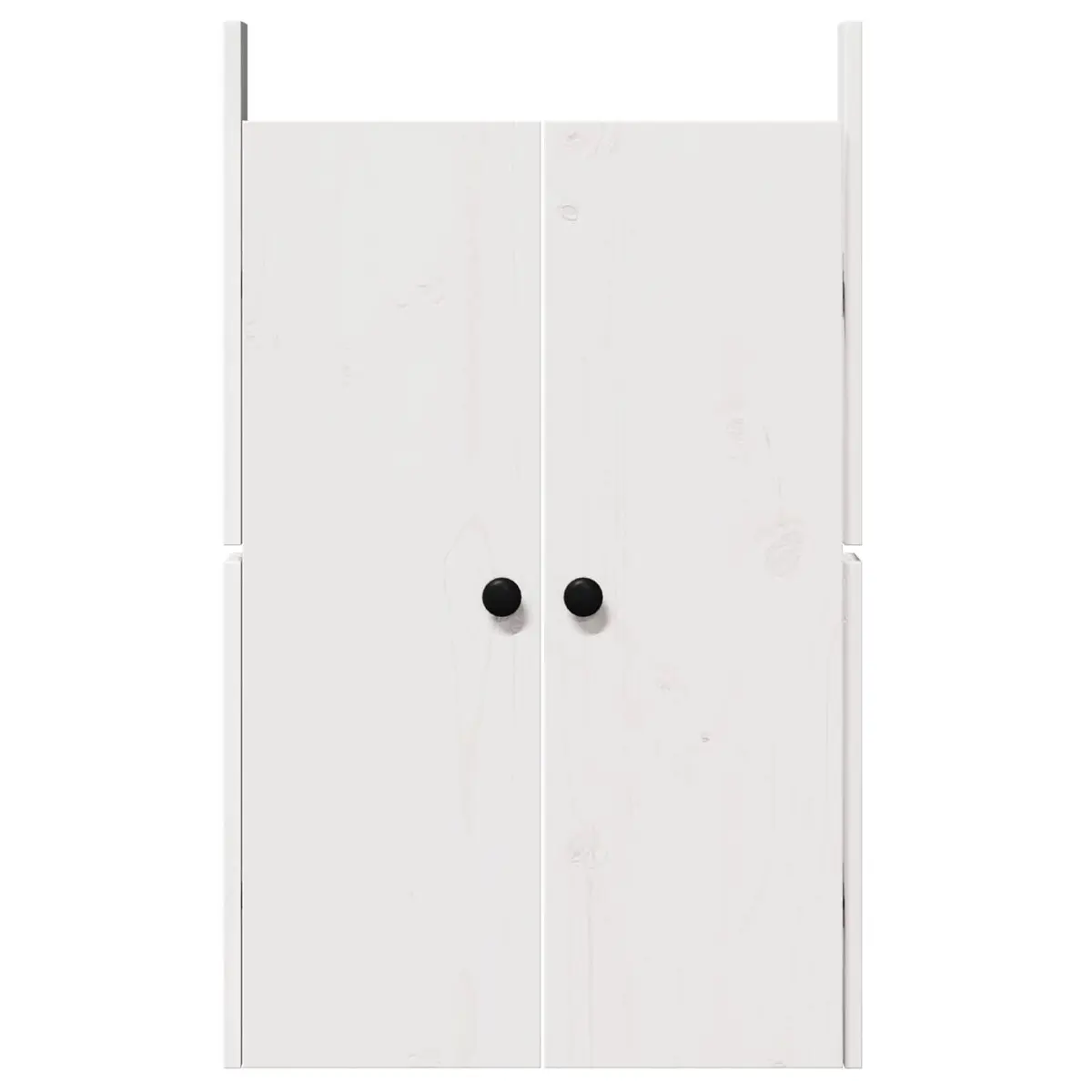 Kitchen Cabinet Door White Solid Pine Wood Modern Design 50 x 82 cm Flat Surface