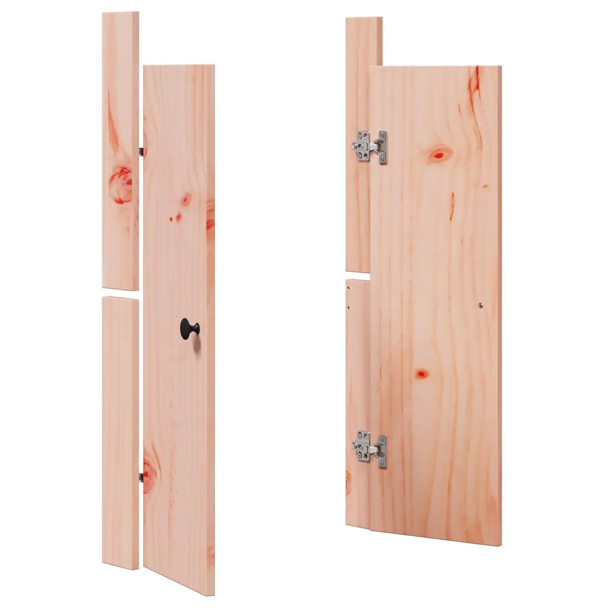Kitchen Cabinet Door Brown Solid Wood Modern Design Rectangular Indoor Storage