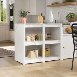 Versatile Kitchen Cabinet for Any Space: Warm White 106 x 55 x 92 cm