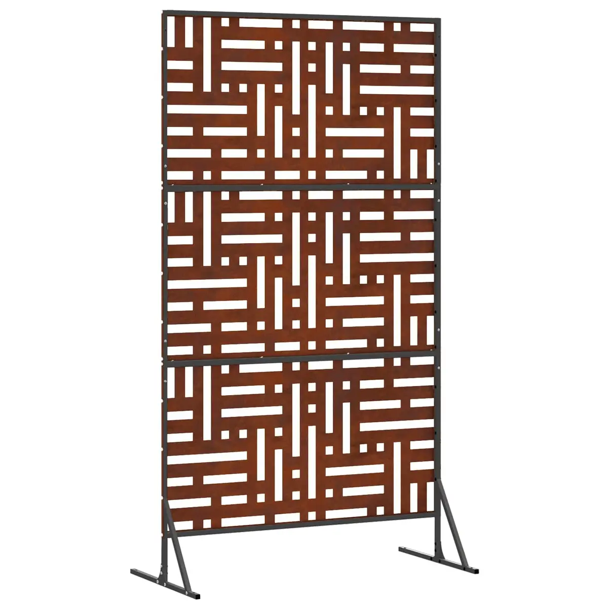 Steel Garden Privacy Screen for Various Outdoor Uses 100x50x180cm