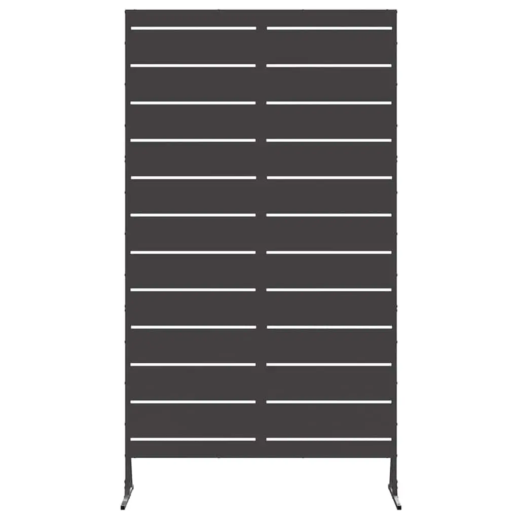 Garden Privacy Screen 100x50x180cm Steel Outdoor Fence Panel Cut-Out Design