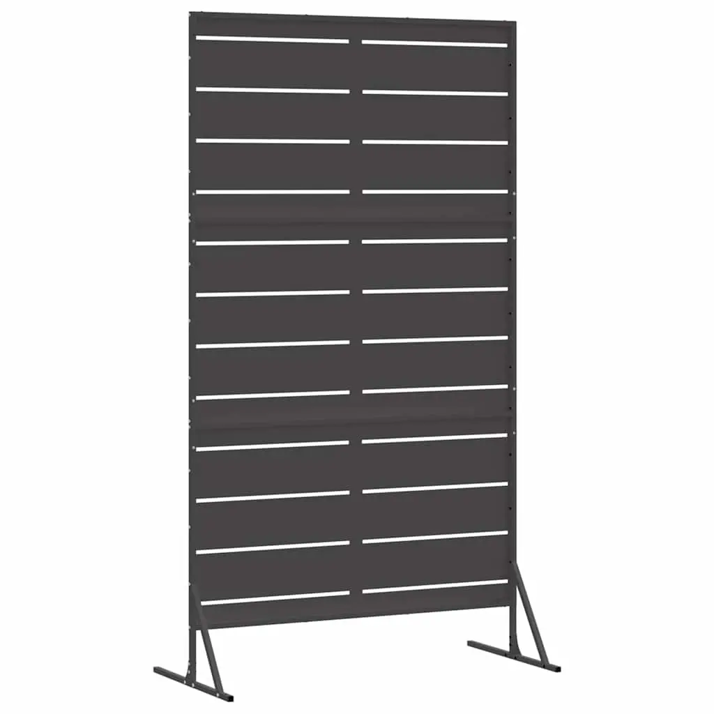 Garden Privacy Screen 100x50x180cm Steel Outdoor Fence Panel Cut-Out Design
