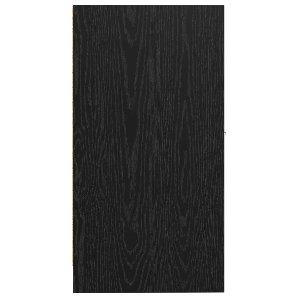 Storage Cabinet Black Oak Modern Apothecary Design Engineered Wood Home