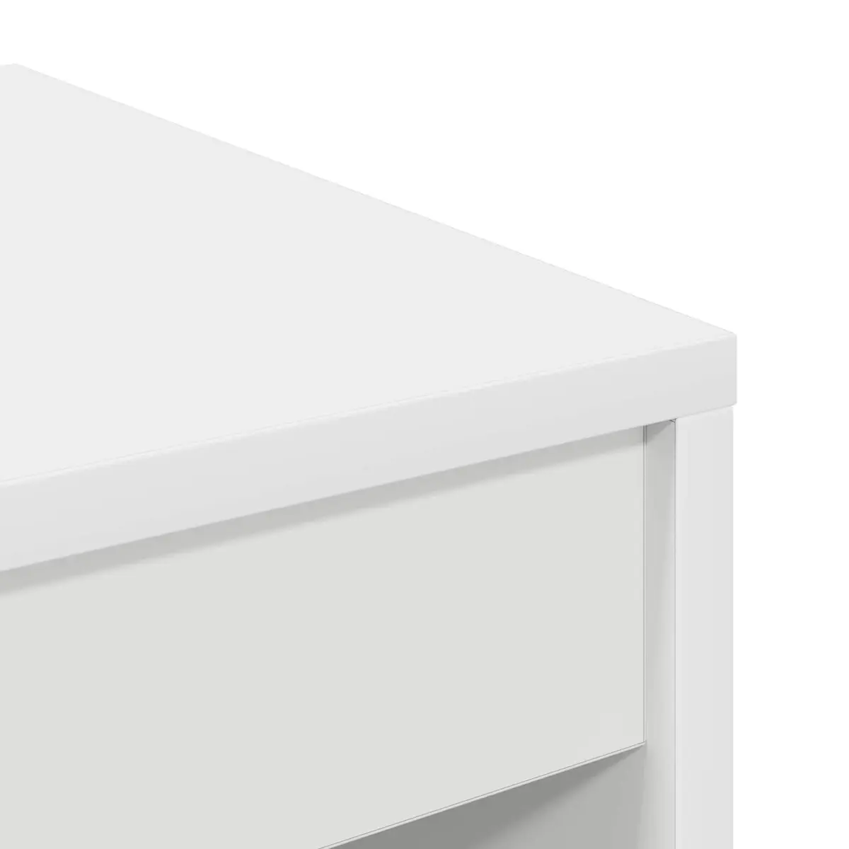 Writing Desk Engineered Wood Compact White 60 x 40 x 76 cm