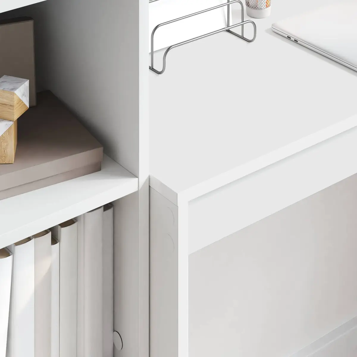 White Writing Desk for Small Areas