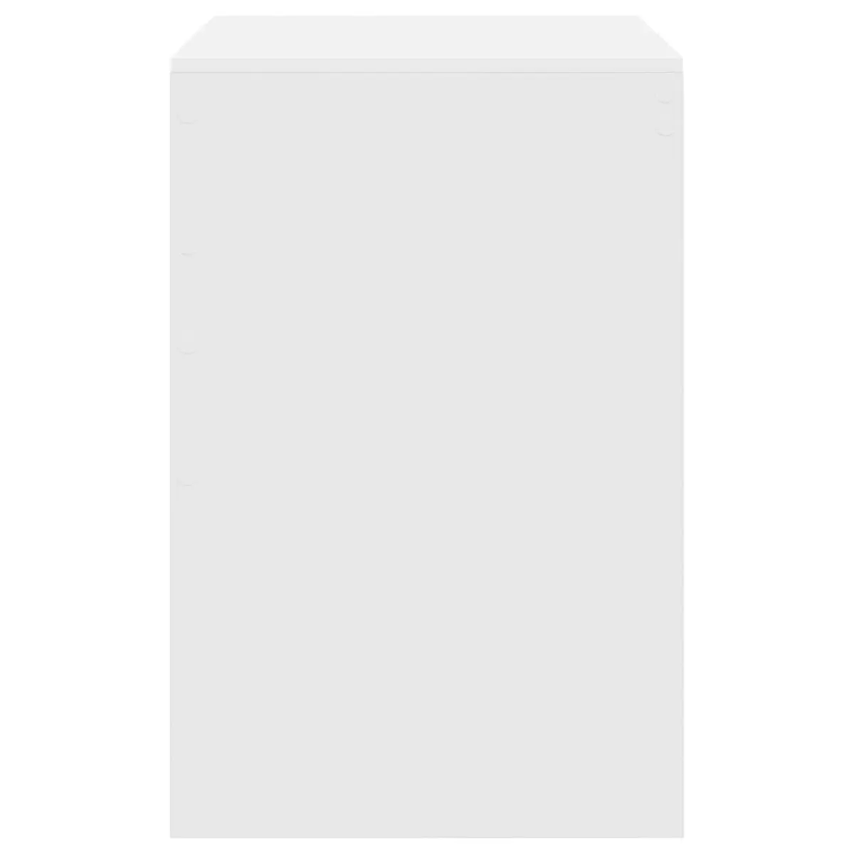 White Writing Desk Compact Office Home Study Engineered Wood Modern Minimalist