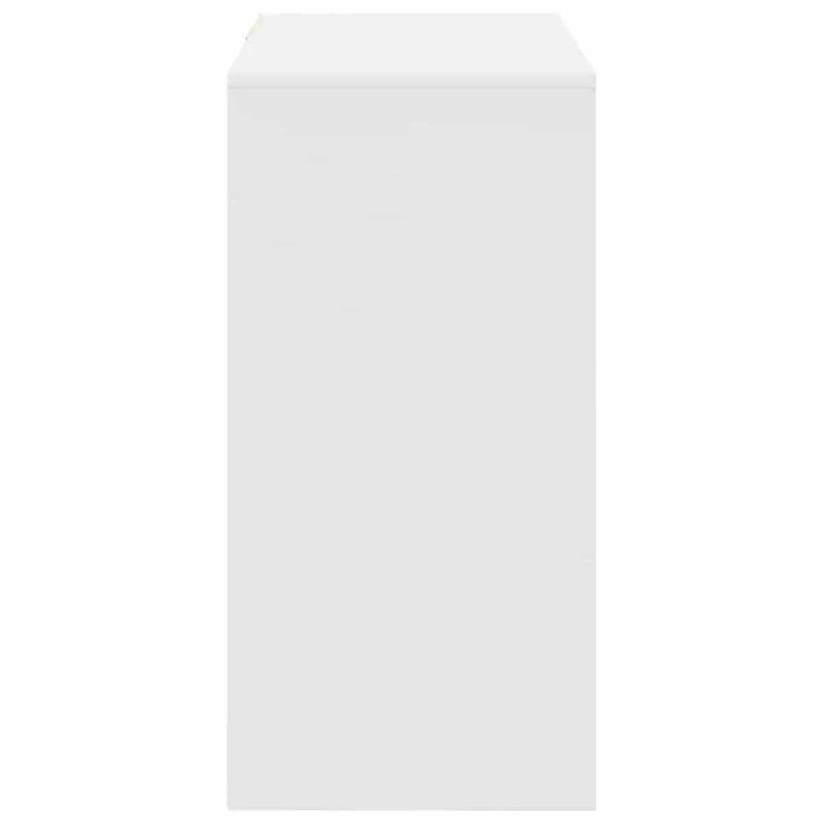 Computer Desk White Engineered Wood 90x37.5x75cm with Drawer for Home Office Workspace