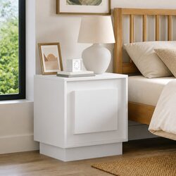 Practical White Nightstand for Everyday Use