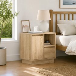 Functional Bedside Cabinet for Home Organization