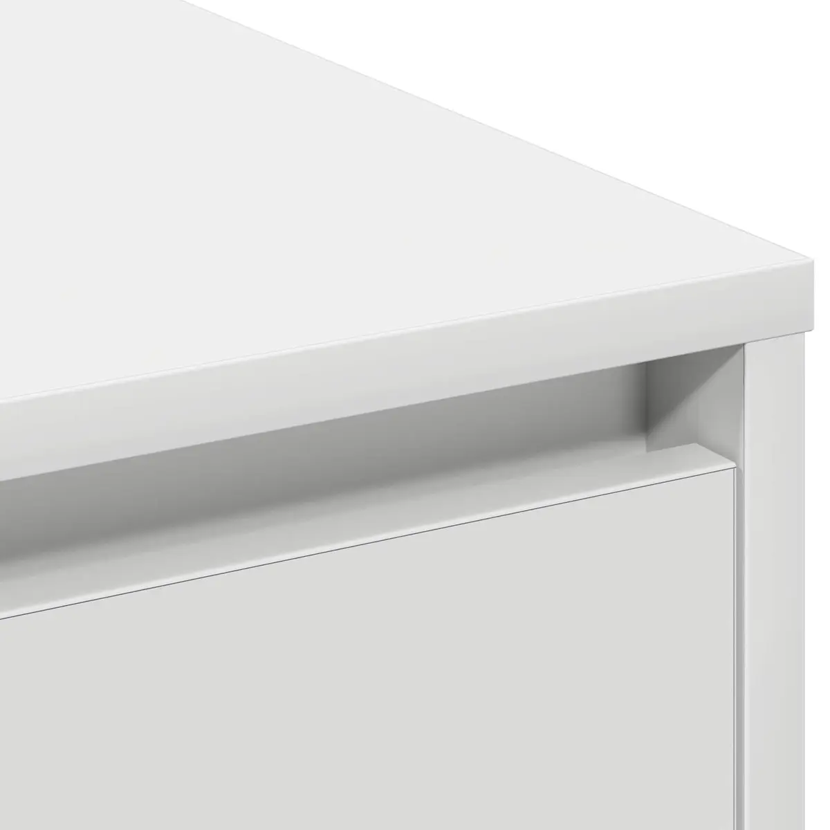 LED Sideboard Storage Cabinet Engineered Wood 71x34.5x75cm White RGB Lighting