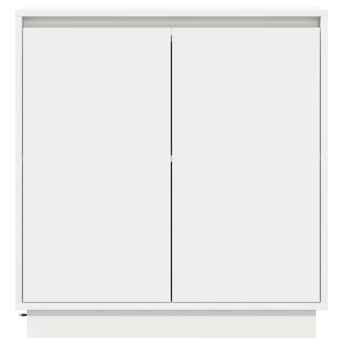 LED Sideboard Storage Cabinet Engineered Wood 71x34.5x75cm White RGB Lighting