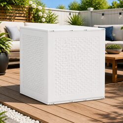 Practical Outdoor Storage Box for Cushions and Tools