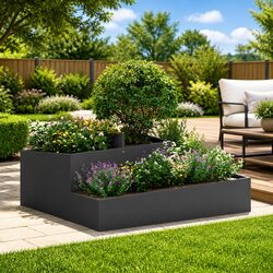 Durable Garden Planter for Outdoor Use - 100 x 100 x 50 cm