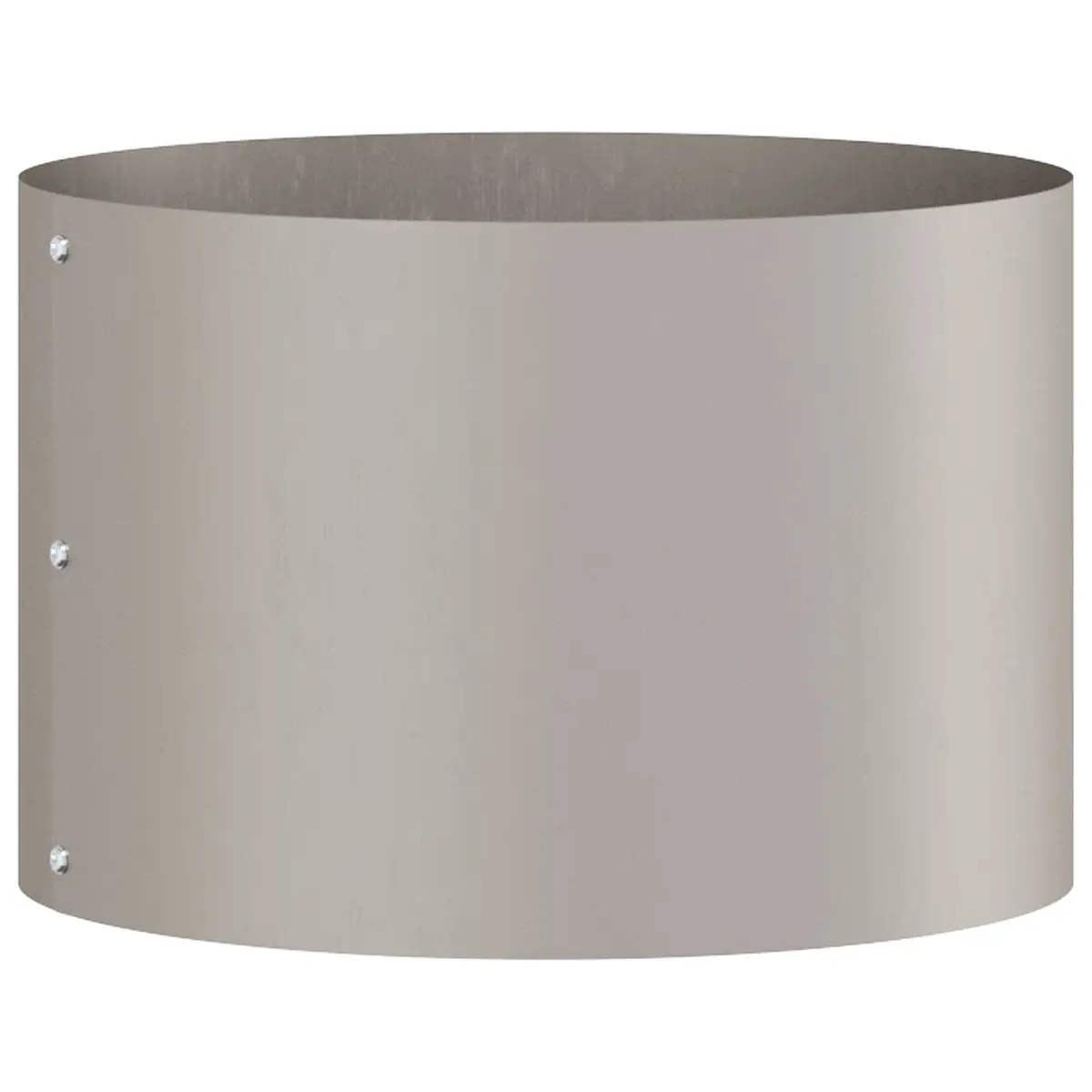 Garden Planter Ring Steel Round 30cm Weathering Brown