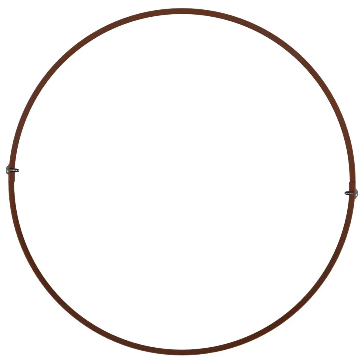 Garden Planter Ring Steel Round 30cm Weathering Brown