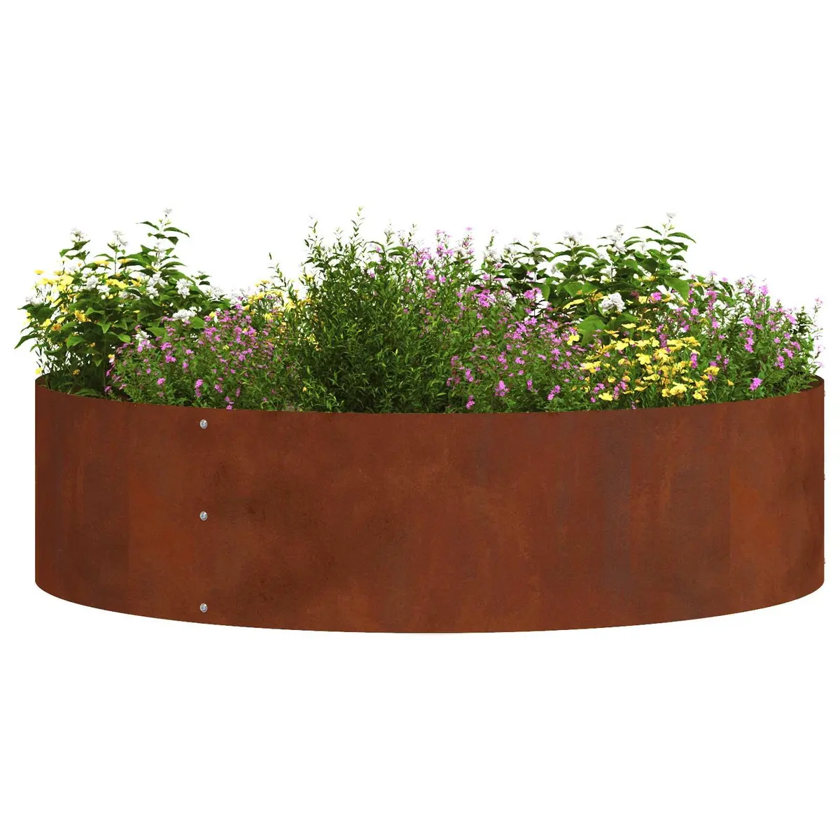 5-Piece Garden Planter Ring Set for Outdoor Spaces