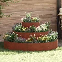 Versatile Square Garden Planter for Patios and Terraces 120x120x20cm